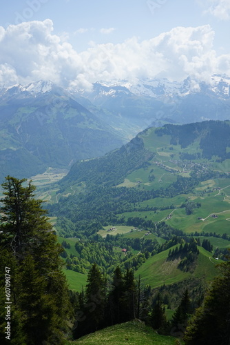 Swiss mountains in central switzerland Uri