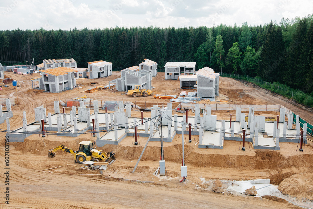 construction of residential real estate with energy modern technologies in a green ecological quarter construction of residential real estate with energy modern technologies in a green ecological quarter