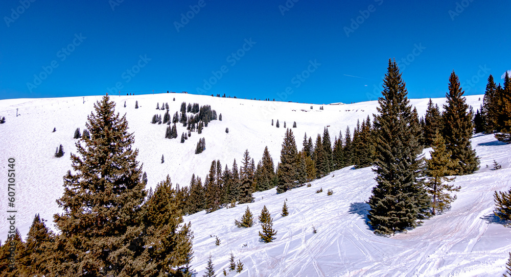 vail ski resort town and ski mountain in colorado