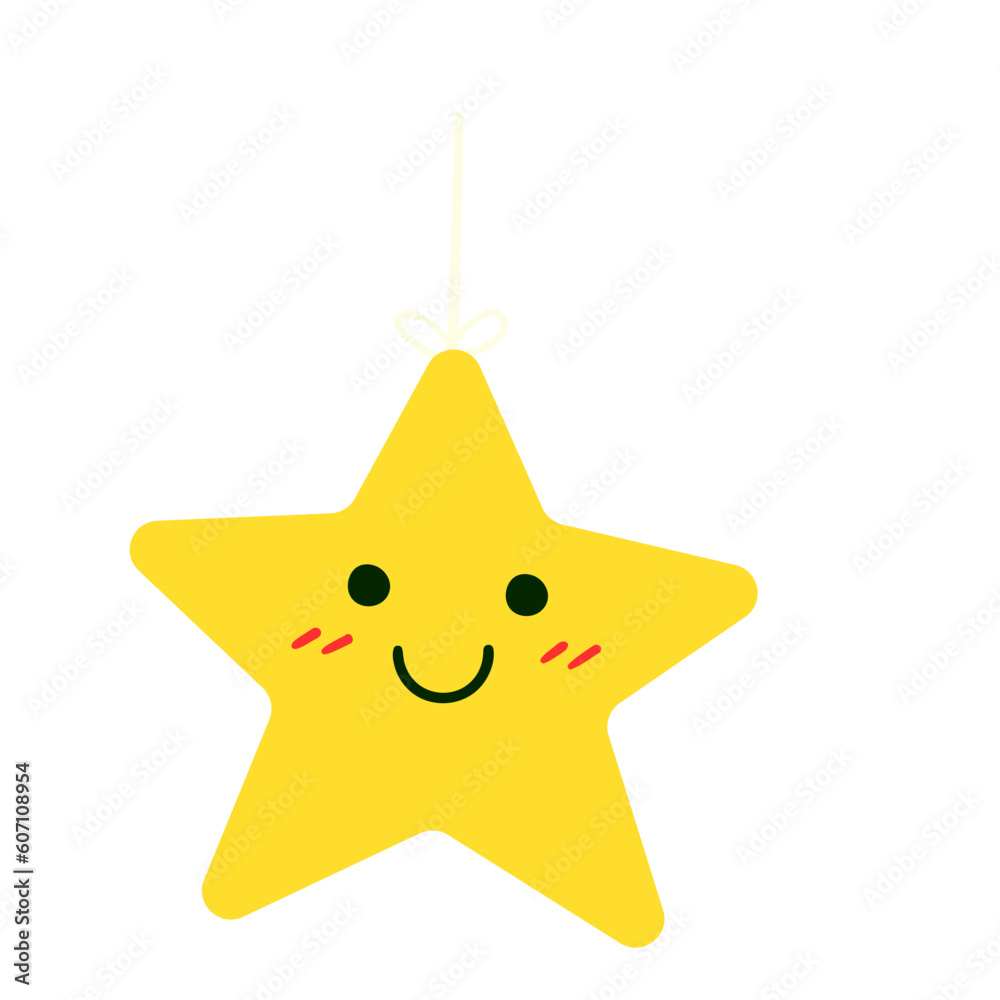 Christmas Illustration Set_Star decoration Christmas Illustration Set_Star decoration