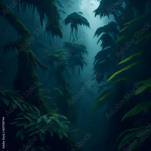 tropical jungle background © Nilkanth