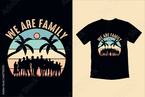 Fmily Reuunion Happy Family Vintage T-Shart Desgine photo