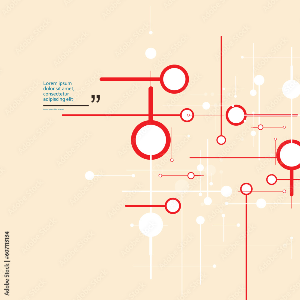 Connect dots and lines. Abstract vector background. Technology concept design. Communication and social network concept. Futuristic technology