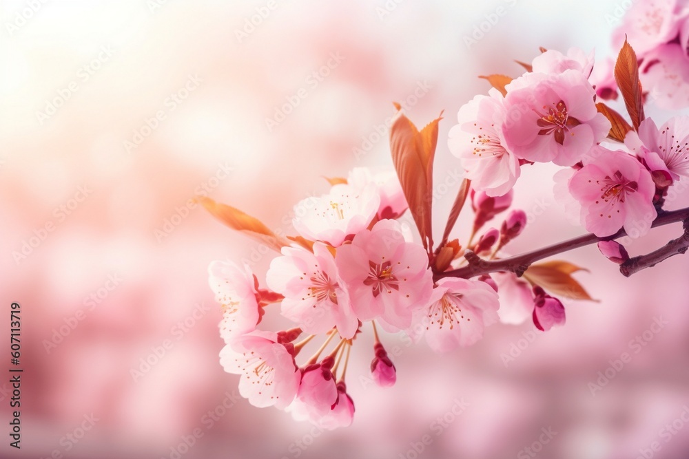 Beautiful spring flowers Generative AI Beautiful spring flowers Generative AI