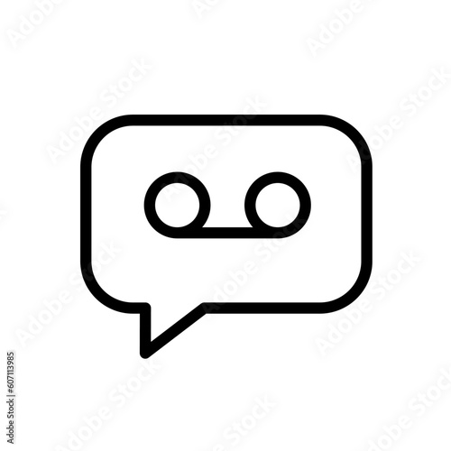 voice mail - vector icon