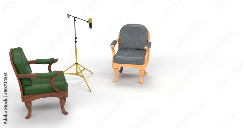 Fototapeta premium Elegancia en Siluetas: Diálogos Modernos 