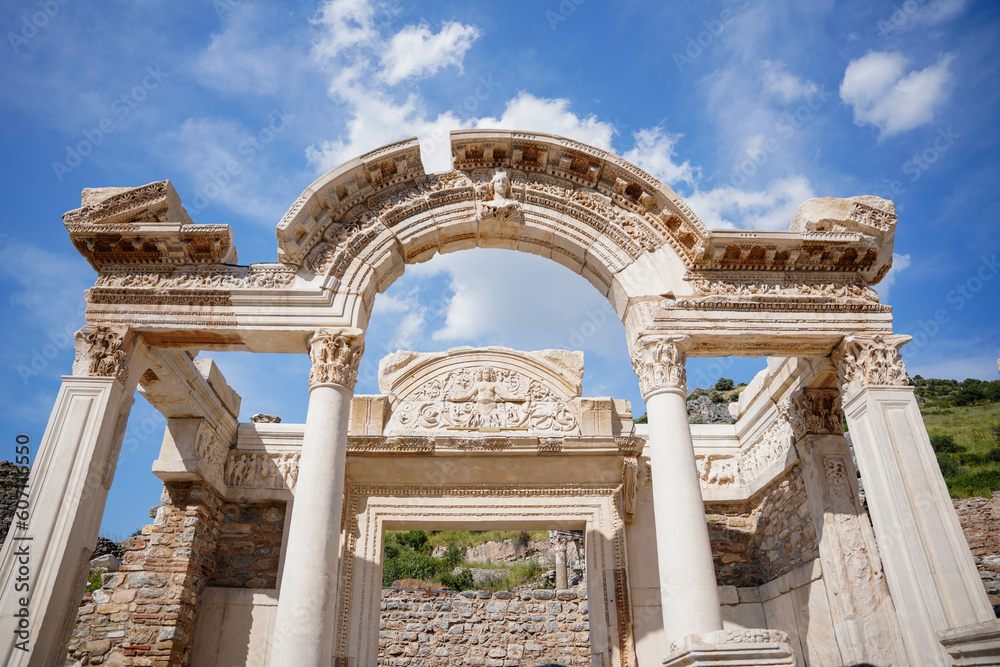 Fototapeta premium forum ruins at Ephesus ancient city