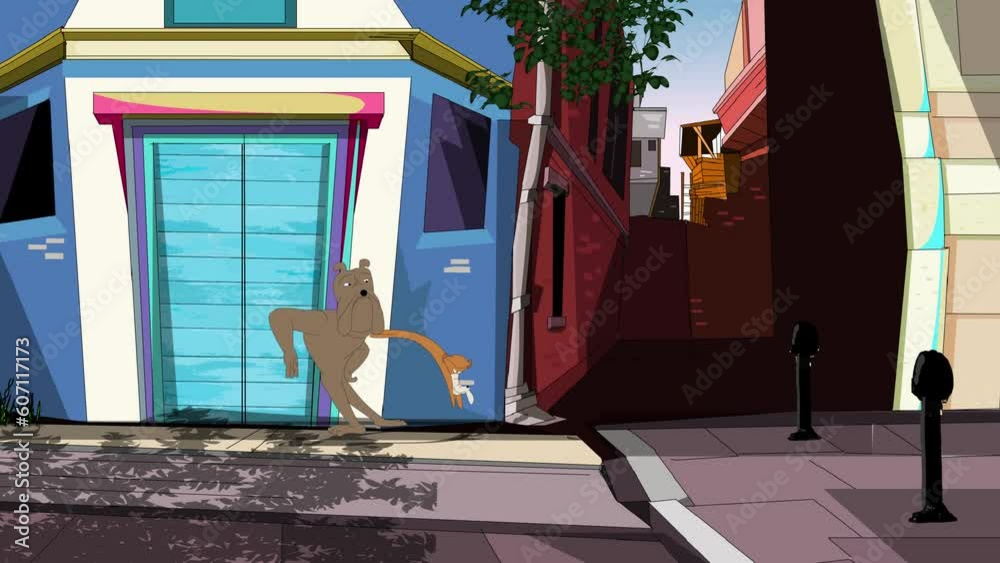 2d cartoon animation, cartoon character for your videos
