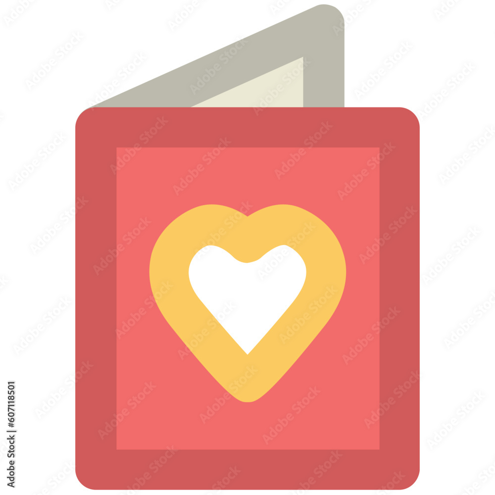 Greeting card bold vector icon Greeting card bold vector icon