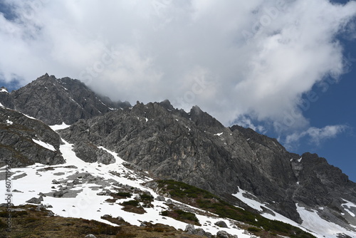 Fototapeta Naklejka Na Ścianę i Meble -  peaks of the Alps in Austria