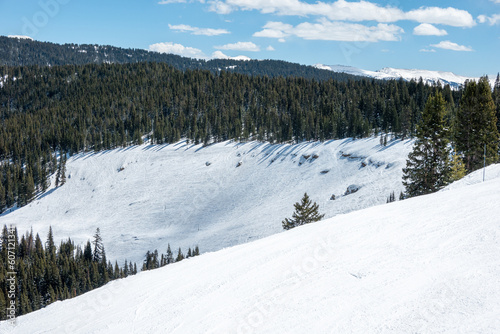 vail ski resort town and ski mountain in colorado © digidreamgrafix