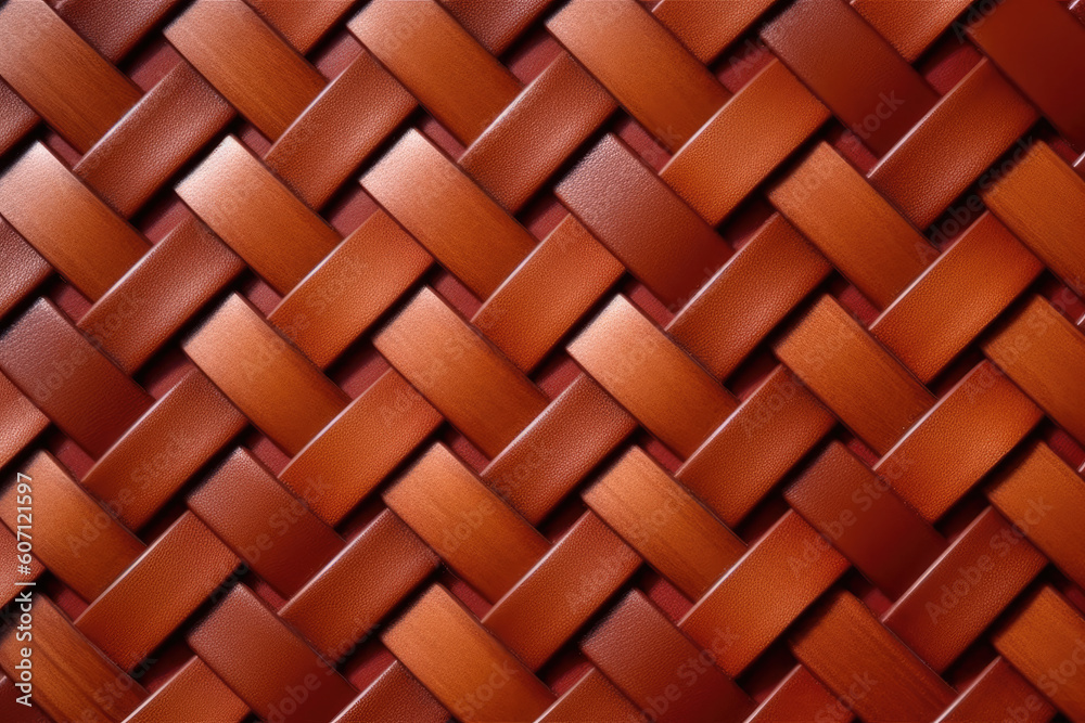 leather strips texture pattern background. generative ai
