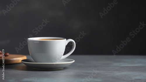 Delicious cup of coffee isolated  Generative AI