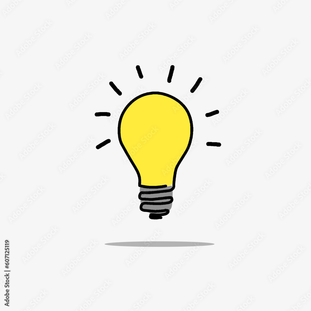 light bulb illustration vector design light bulb illustration vector design