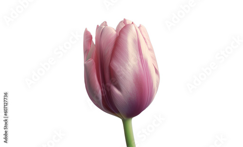 Flor tulipán. Rosa. Flores. Sobre fondo transparente. Composición floral creativa. . Archivo png. Generado con IA
