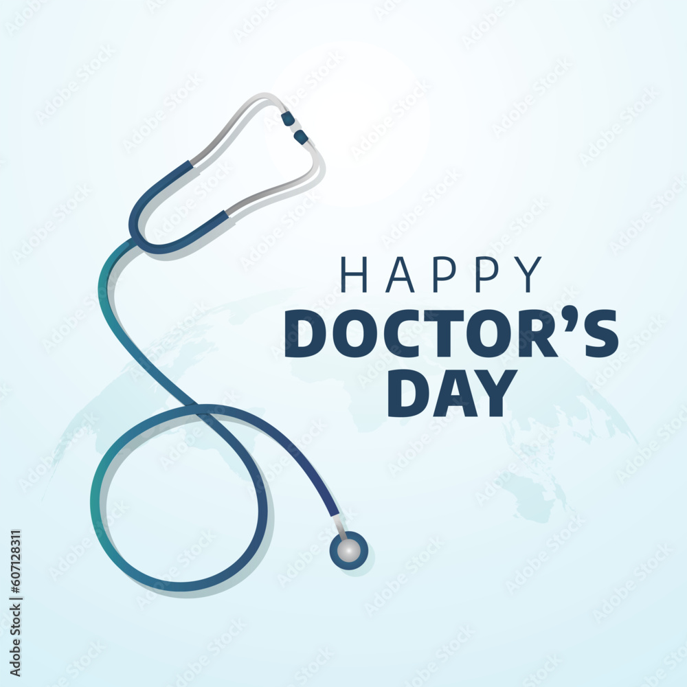 doctor's day design template for celebration. stethoscope vector design. happy doctor's day. doctor's day design template for celebration. stethoscope vector design. happy doctor's day.