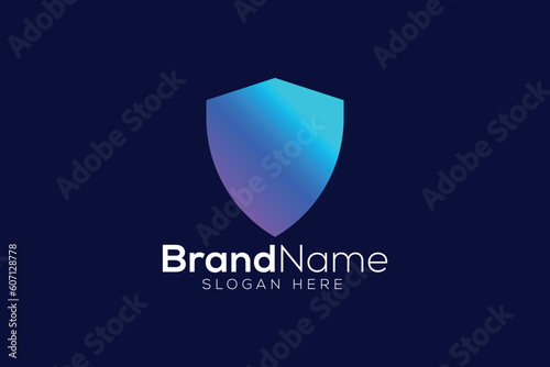 Shield Blue logo design vector template Free Download Shield Blue logo design vector template - GFXLoad