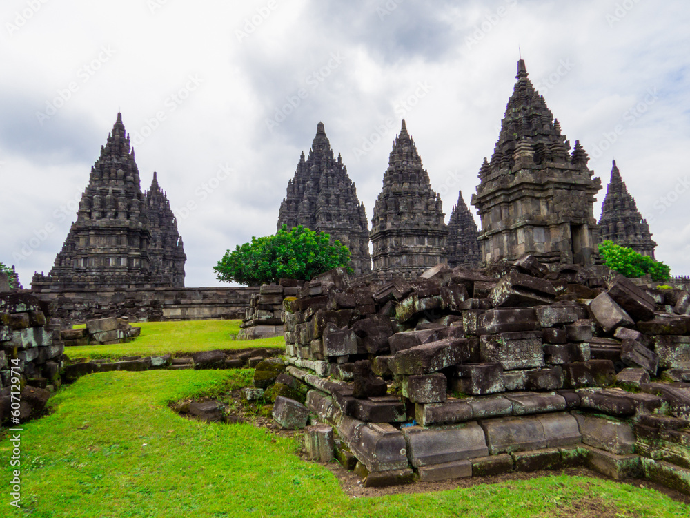 Obraz premium Prambanan Temple, Java, Indonesia