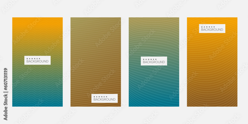 Fototapeta premium Color background banner vector design template