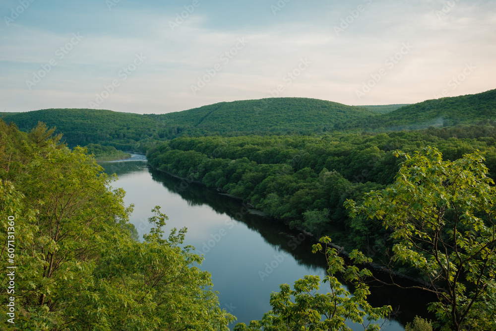 View of the Delaware River from Hawks Nest, New York