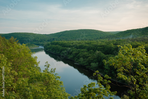 View of the Delaware River from Hawks Nest  New York