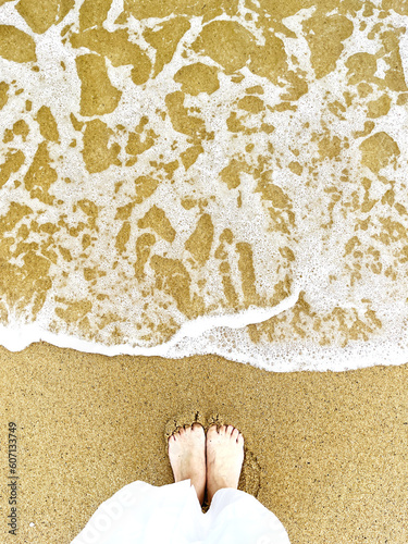 beach and sea located on the island of Cheung Chau, Hong Kong