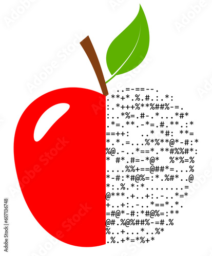 Apple with source code