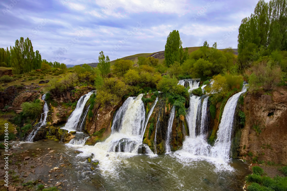 Muradiye waterfall, located on the Van - Doğubeyazıt highway, is a natural wonder that is frequently visited by tourists in Van.