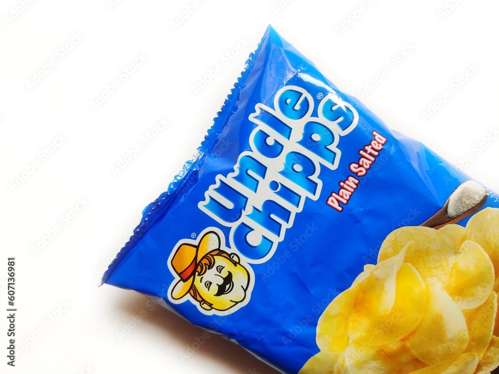 Guwahati, Assam, India February 11, 2023 Uncle Chipps Plain salted