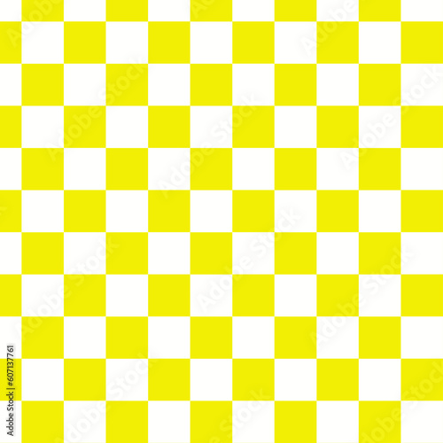 Check Pattern yellow Seamless pattern chessboard