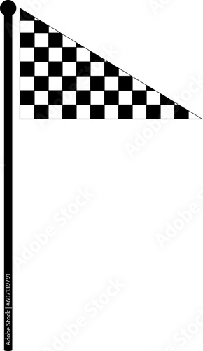 crossed NASCAR Checkered Flag Racing Car sports finish line flag 