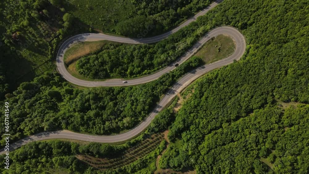 car drive on asphalt road in mountain range in spring travel concept car drive on asphalt road in mountain range in spring travel concept