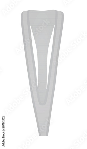 Grey sheer bikini. vector illustration