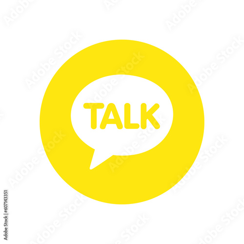 Kakaotalk is the most popular application chat in korea.