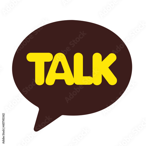 ICON Kakaotalk is the most popular application chat in korea.