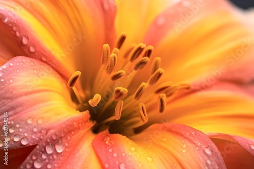 Beautiful bright fresh flower realistic photography realis.Generative AI