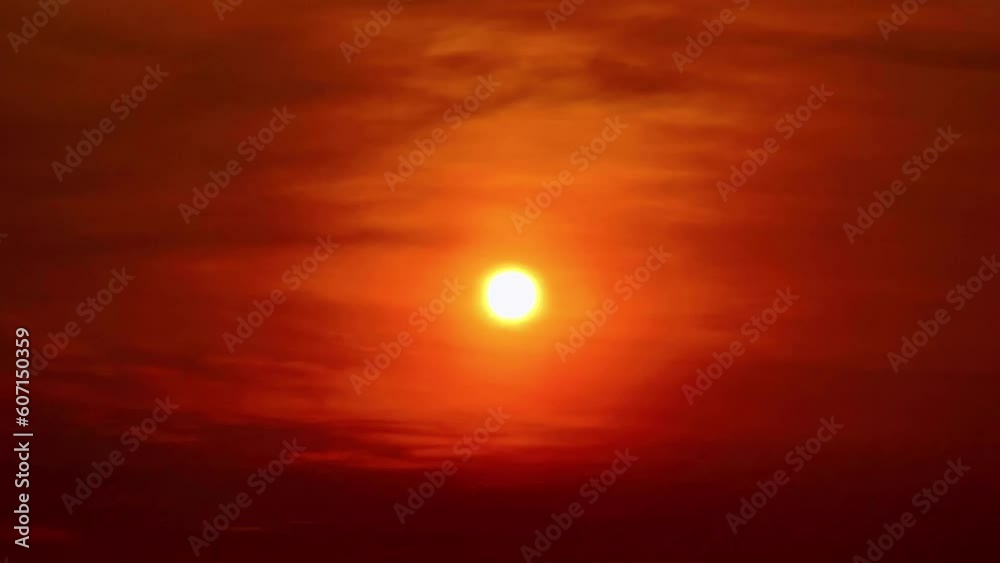 4K Time lapse sunset sky orange sky orange cloud outdoor summer nature 4K Time lapse sunset sky orange sky orange cloud outdoor summer nature