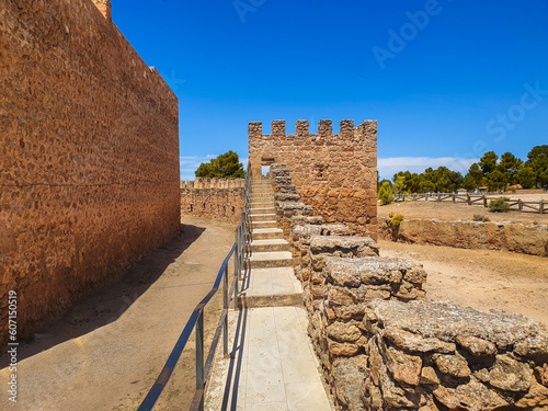 El castillo de Peñarroya en el término municipal de Argamasilla de Alba, provincia de Ciudad Real, Castilla-La Mancha photo