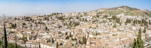 View of Granada from Alhambra, Spain