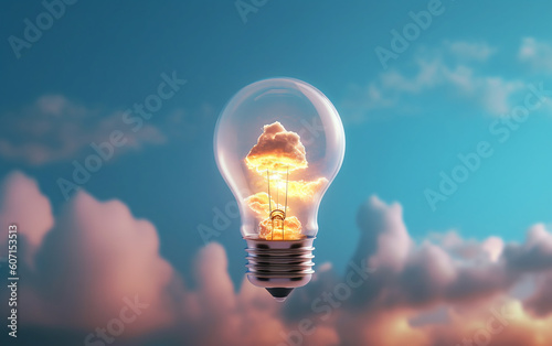 Nurturing creativity with minimalist style: Choosing eco-friendly light bulbs and uncovering tips for fresh and innovative ideas. Generative AI