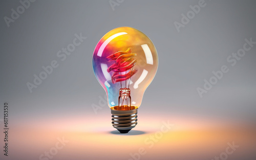 Cultivating fresh ideas with minimalism: Choosing energy-efficient light bulbs and exploring tips for creativity.　Generative AI