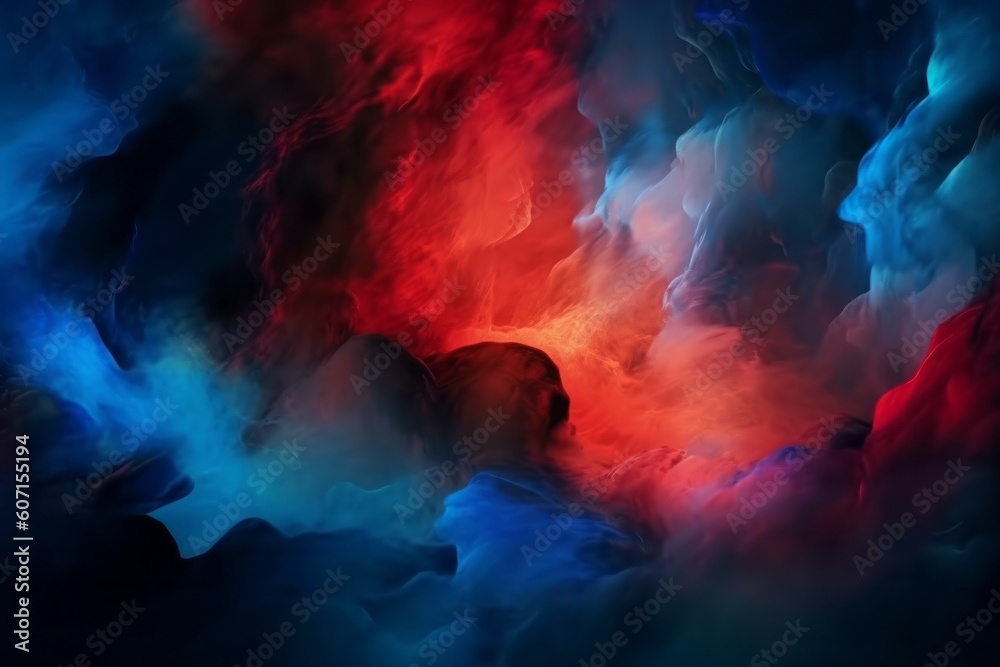 Abstract creative dark colorful background or backdrop. AI generated, human enhanced.