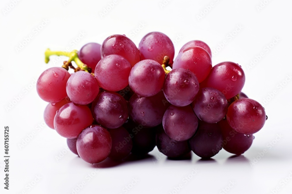 Appetizing delicious grapes. The concept of proper nutrition and vitamins in the crop. AI generated, human enhanced.