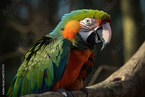 Parrot, generative AI © justagirl
