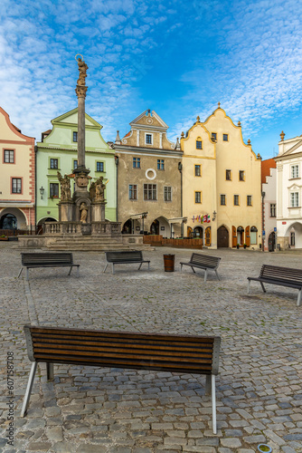 Cesky Krumlov old town, UNESCO site, Southern Bohemia, Czech Republic