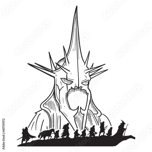 lord ring  dark middle earth