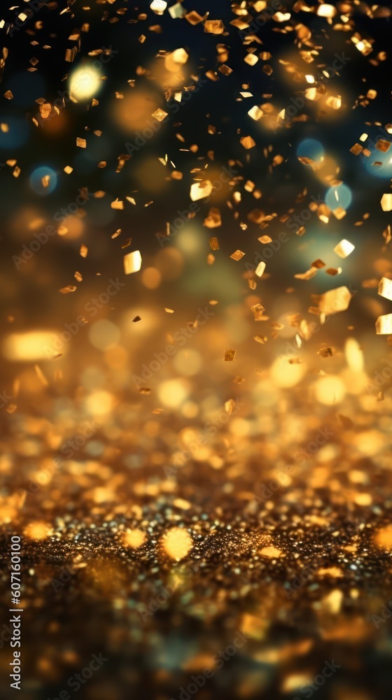 Abstract bokeh lights. Generative AI Abstract bokeh lights. Generative AI