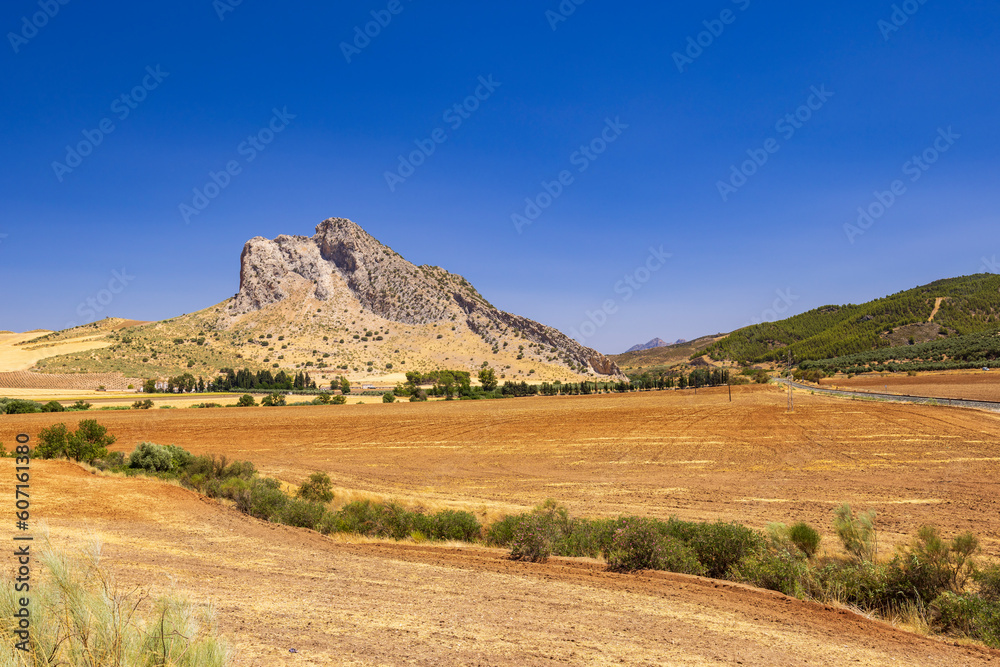 Natural monument The Lovers near Antequera, Malaga, Spain Natural monument The Lovers near Antequera, Malaga, Spain