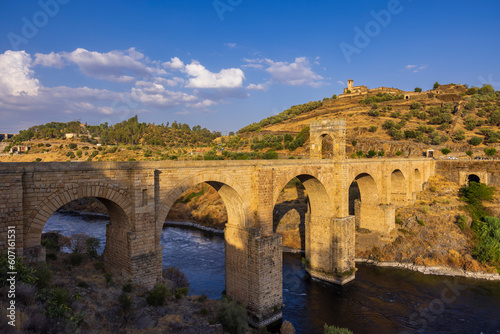Alcantara bridge (Puente de Alcantara) Roman bridge,  Alcantara, Extremadura, Spain photo