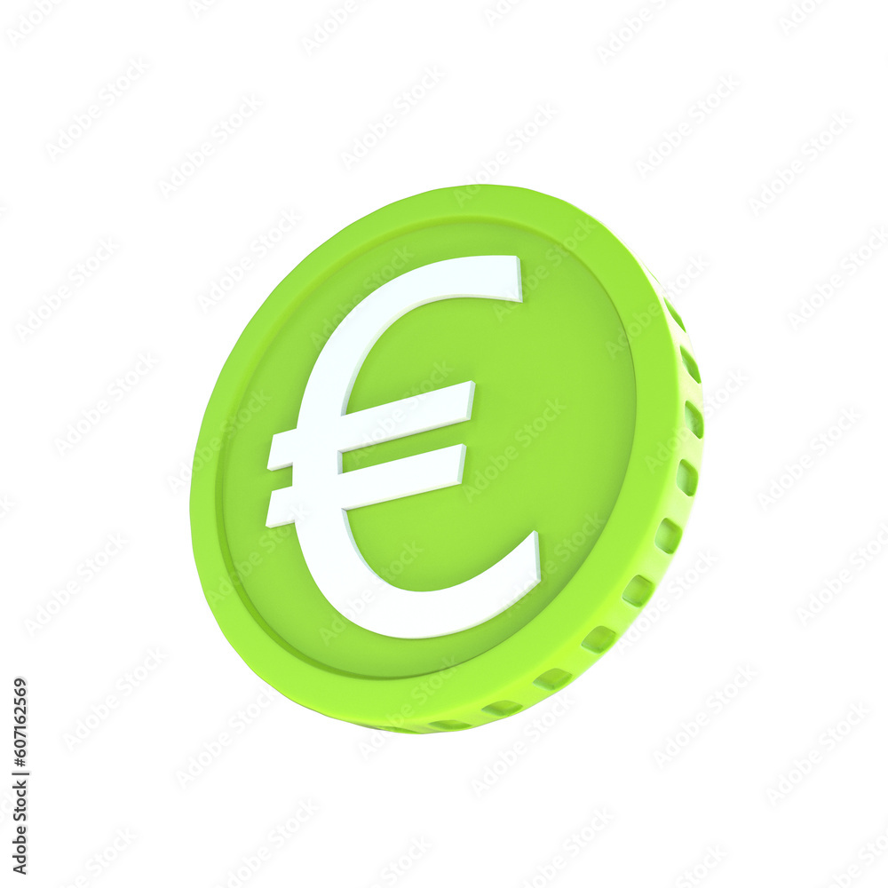 3d illustration euro coin icon money 3d render
3d illustration euro coin icon money 3d render